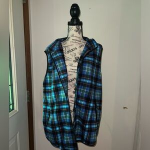 *5/$20* Plaid Zipper Vest